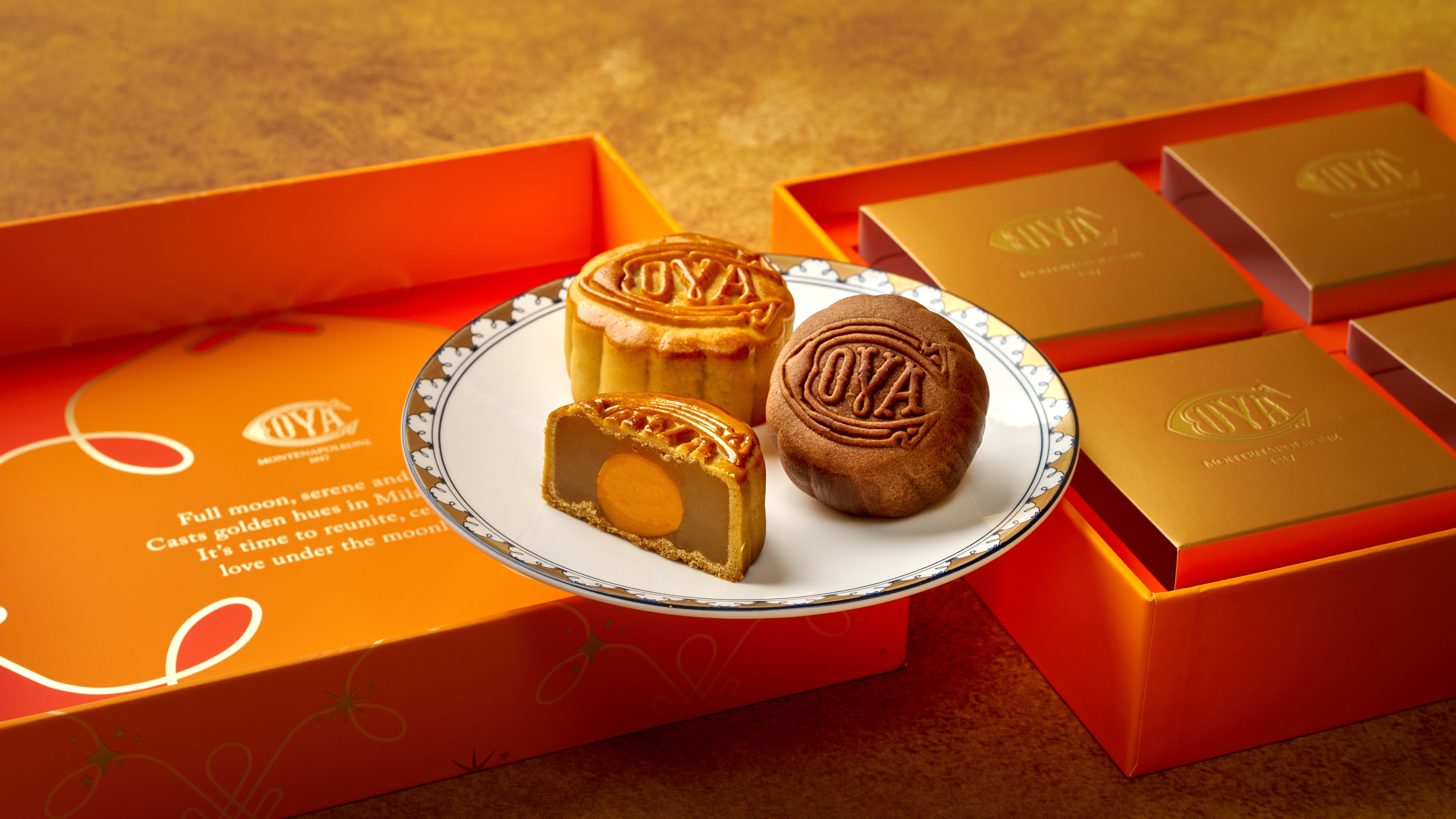 ▲風月堂、半島酒店、COVA推特色月餅禮盒。（圖／各品牌提供）