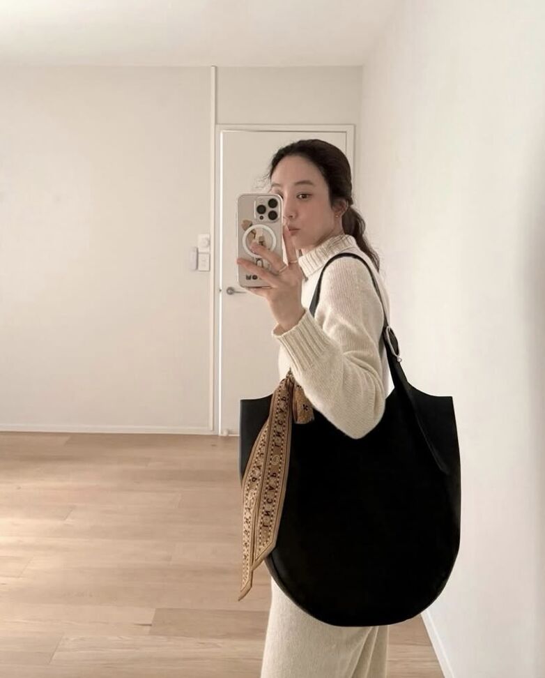 ▲▼  Longchamp 2025 冬季系列以品牌經典 Le Foulonné 包款  。（圖／品牌提供、翻攝自ＩＧ）