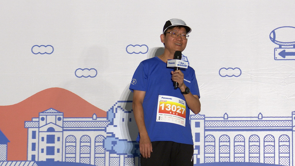 ▲▼2025 Panasonic台北城市路跑,凱達格蘭大道,Panasonic集團總經理,黃政成。（圖／記者姜國輝攝）