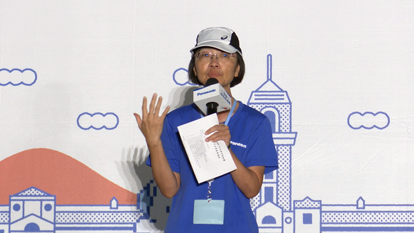▲▼2025 Panasonic台北城市路跑,凱達格蘭大道,台北市體育局長,游竹萍。（圖／記者姜國輝攝）