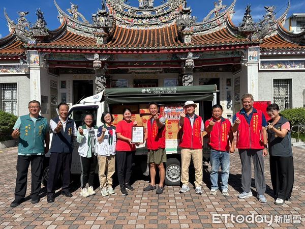 ▲台東關山天后宮中元普渡結合公益。（圖／記者楊晨東翻攝）