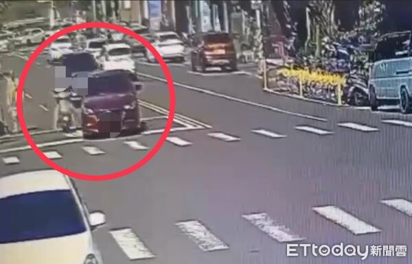 ▲▼鼓山區昨日（14日）接連發生兩起交通事故，造成2名機車騎士受傷，所幸均無大礙。（圖／記者吳世龍翻攝）