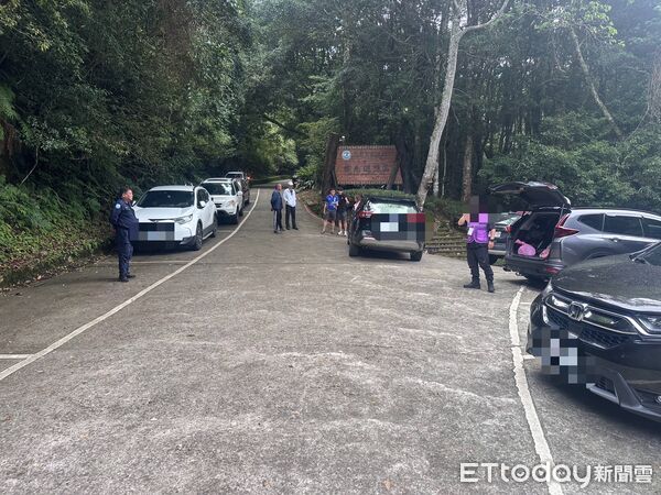 ▲苗栗縣雪見遊憩區司馬限林道，13日發生休旅車撞死路旁休息的自行車騎士，檢警正調查事故原因。（圖／記者楊永盛翻攝）