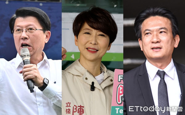 ▲▼「台南市長可能參選人」謝龍介、陳亭妃、林俊憲。（圖／資料照）
