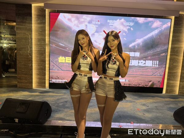 ▲亞洲職棒交流賽／三國啦啦隊首次同台　韓國女神金吉娜、金海莉分享初體驗。（圖／記者胡冠辰攝）