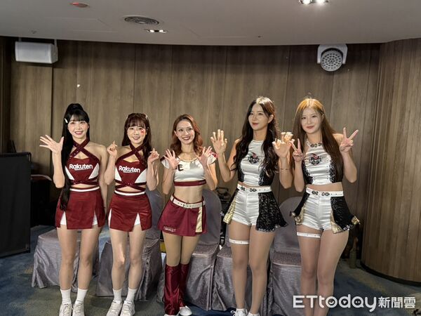 ▲亞洲職棒交流賽／三國啦啦隊首次同台　韓國女神金吉娜、金海莉分享初體驗。（圖／記者胡冠辰攝）