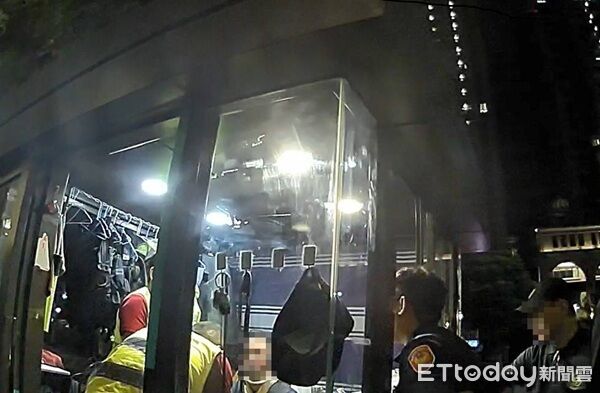 ▲醉漢無故挑釁攻擊社區保全員。（圖／桃園警分局提供）