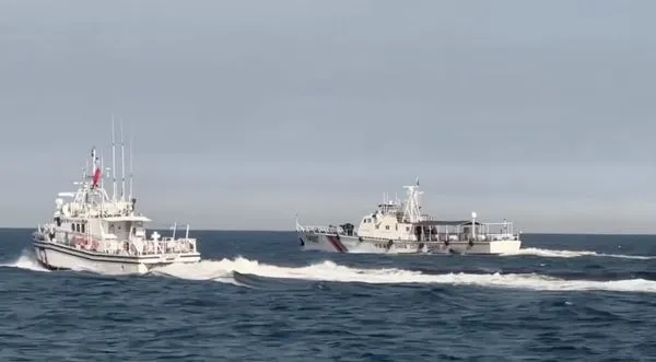 ▲中國海警頻侵台水域。（圖／海巡署金馬澎分署）