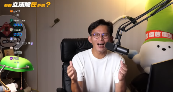 ▲黃國昌直播分享柯文哲爆笑對話。（圖／翻攝自YouTube／黃國昌）