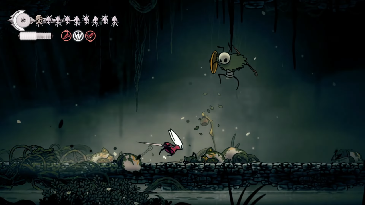 ▲▼《空洞騎士：絲綢之歌》玩家毫髮無損地擊敗了所有Boss。（圖／翻攝自YouTube／CrankyTemplar）