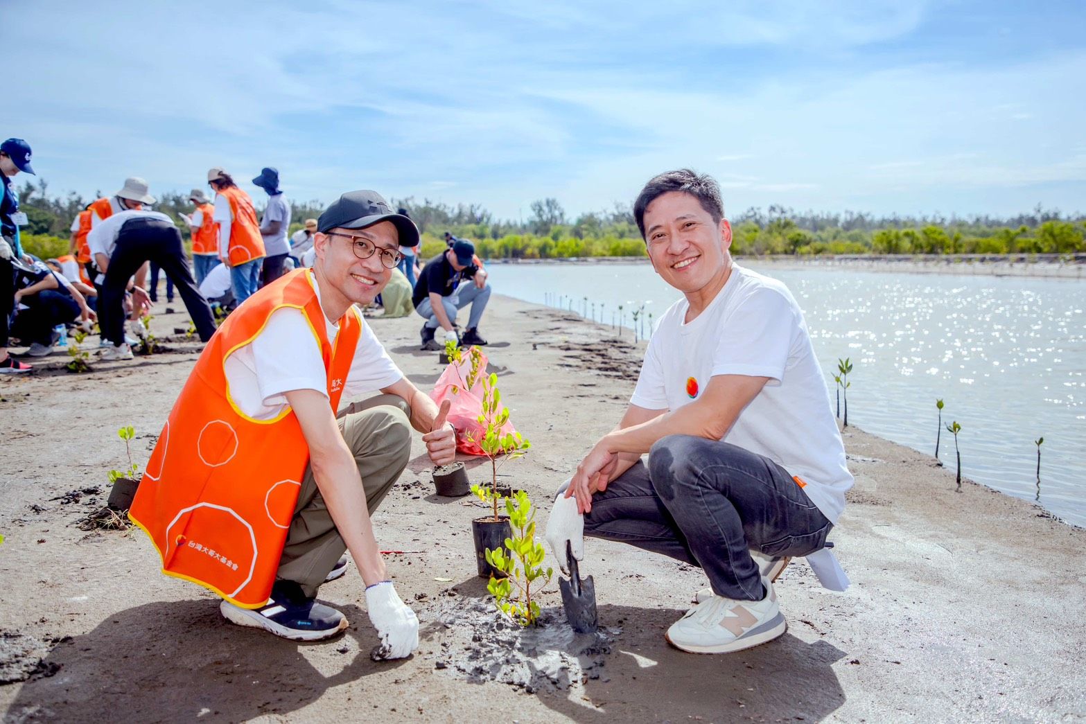 台灣大哥大攜手供應鏈復育藍碳、啟動三大氣候行動　（圖／台灣大哥大提供）