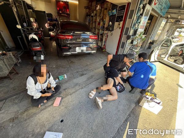 ▲通緝犯拒捕並駕車衝撞員警，遭開2槍仍逃。（圖／記者游芳男翻攝）