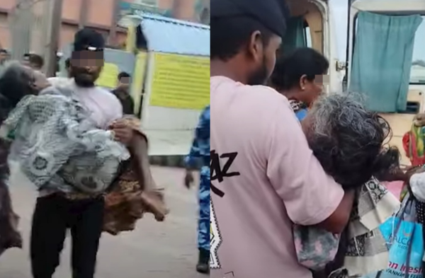 火化前一刻突然復活　86歲女「柴火堆上恢復呼吸」被緊急送醫。（圖／翻攝自YouTube）