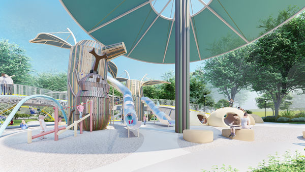 ▲獨角仙公園模擬圖。（圖／台中市政府建設局提供）
