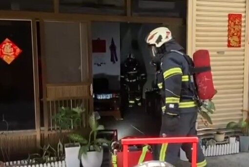 ▲北斗大新路民宅火警，男子明顯死亡。（圖／民眾提供）