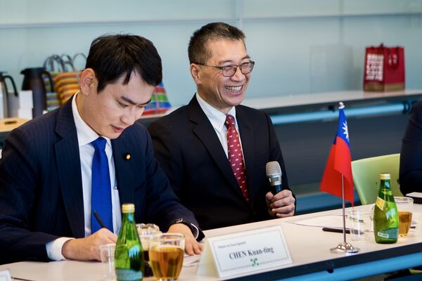 ▲▼法參議院友台小組訪民進黨，聚焦高科技及經貿合作。徐國勇感謝法國力挺台灣國際參與，盼台法互訪更熱絡。（圖／民進黨提供）