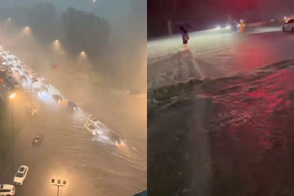 ▲▼成都大暴雷雨。（圖／翻攝自微博）