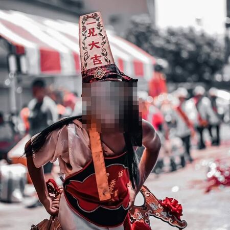 ▲▼ 沙鹿命案，駱姓少年IG上經常PO出擔任八家將的照片。（圖／翻攝自IG）