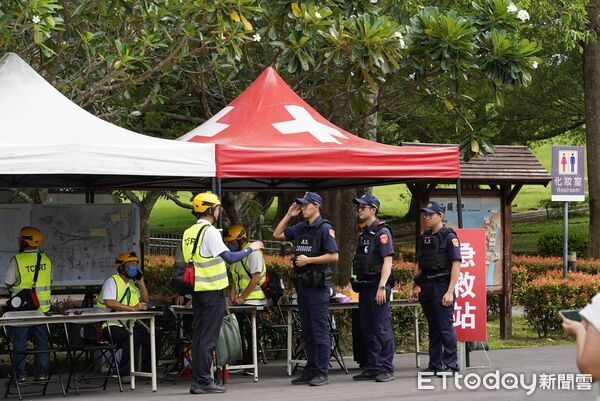 ▲台南市消防局結合烏山頭水庫辦理T-CERT分區觀摩演練，展現自主防災能量。（記者林東良翻攝，下同）