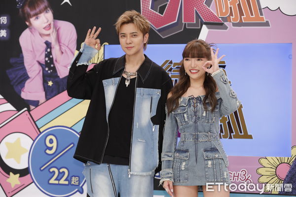 ▲▼睽違綜藝主持五年的小豬羅志祥重磅回歸主持新節目「綜藝OK啦」，與新搭檔何美共同搭配。（圖／記者湯興漢攝）