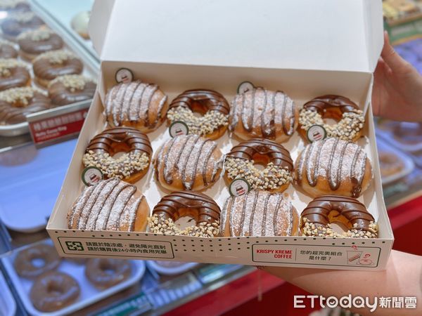 ▲▼「Krispy Kreme」首度找來「NUTELLA&reg;能多益」合作推出全新聯名「榛心濃濃」。（圖／記者蕭筠攝）