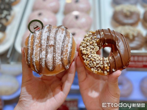 ▲▼「Krispy Kreme」首度找來「NUTELLA&reg;能多益」合作推出全新聯名「榛心濃濃」。（圖／記者蕭筠攝）