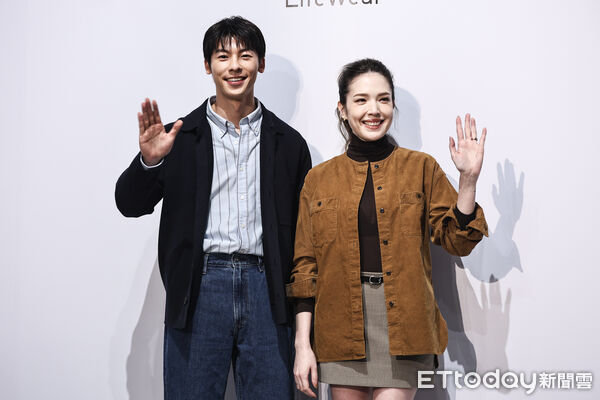 ▲許光漢、許瑋甯出席UNIQLO秋冬品牌活動。（圖／記者林敬旻攝）