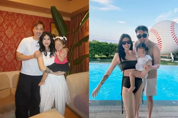 ▲▼余祥銓1歲女手遭門夾傷「指甲發紫流血」傷照曝。（圖／翻攝自Instagram／kob_kenyu）