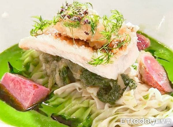 ▲居山式綠醬和風拉麵。（圖／雞湯桑提供）