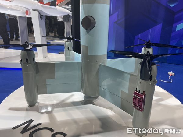 ▲勁蜂3型攻擊無人機（圖／記者蘇晏男攝）