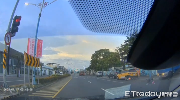 ▲▼花蓮女騎士遭撞擊，傷重不治身亡。（圖／記者王兆麟翻攝）