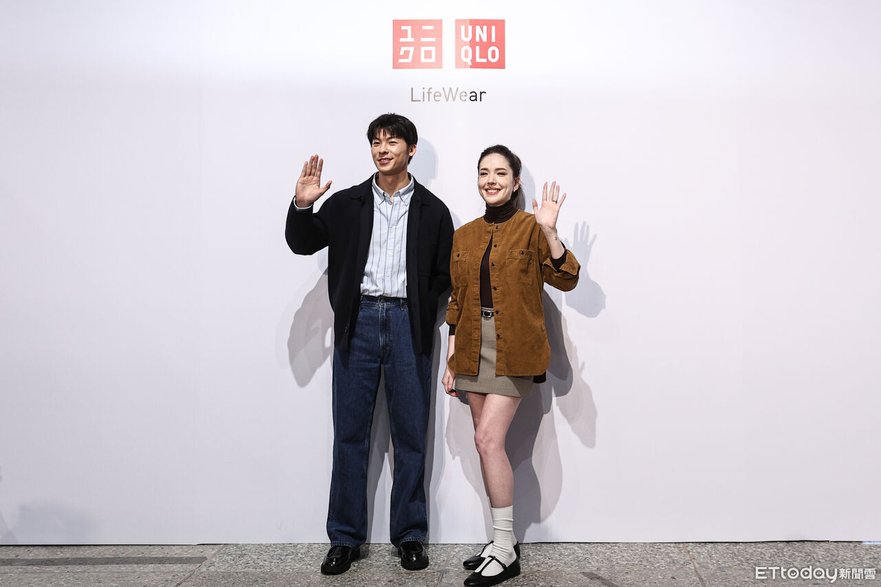 ▲許光漢、許瑋甯出席UNIQLO秋冬品牌活動。（圖／記者林敬旻攝）