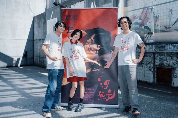 ▲潘綱大、柯泯薰在《河鰻》詮釋一段發生在孤島上的相遇與救贖，挑戰多場露骨親密戲。（圖／底噪影像提供）