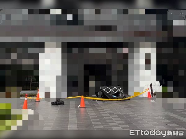 ▲高雄社區大樓發生墜樓。（圖／記者許宥孺翻攝）