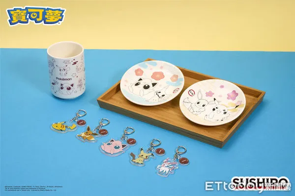 ▲壽司郎聯名《寶可夢》　集滿點數可把可愛吊飾、圓淺盤帶回家。（圖／壽司郎提供）