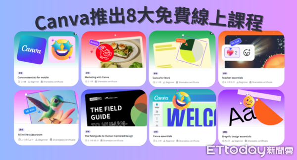▲▼Canva免費課程。（圖／記者吳立言製）