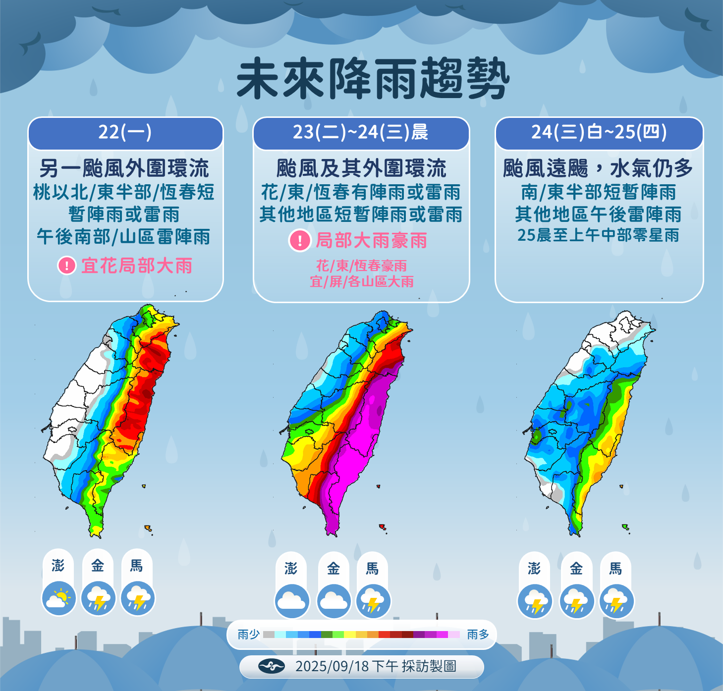 ▲▼未來一周天氣。（圖／氣象署提供）