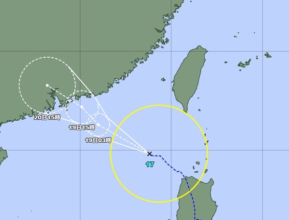 ▲▼颱風「米塔」生成。（圖／翻攝日本氣象廳）