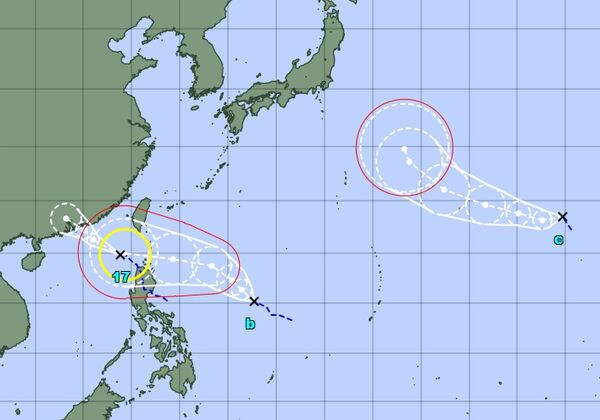 ▲▼颱風「米塔」生成。（圖／翻攝日本氣象廳）