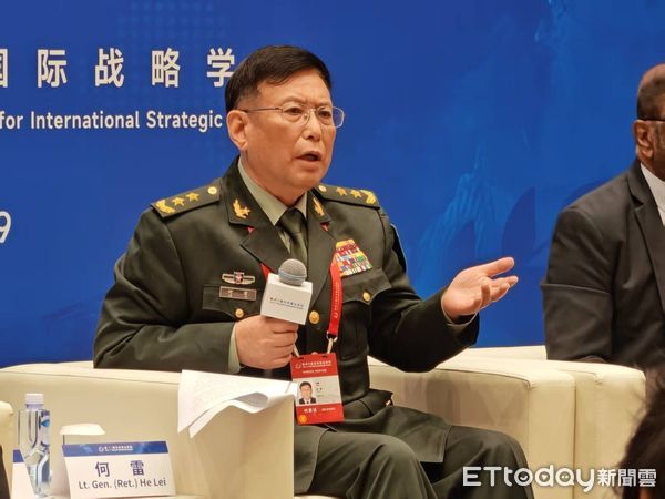 ▲▼  前中國人民解放軍軍事科學院副院長何雷中將           。（圖／記者任以芳攝）