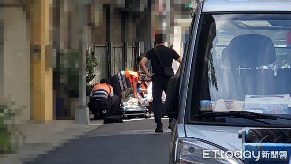 ▲▼台北市大同區寧夏路墜樓。（圖／記者黃彥傑攝）