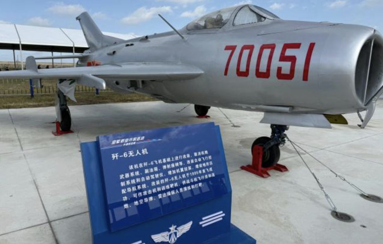 ▲長春航展靜態展示的殲-6無人機。（圖／翻攝微博）