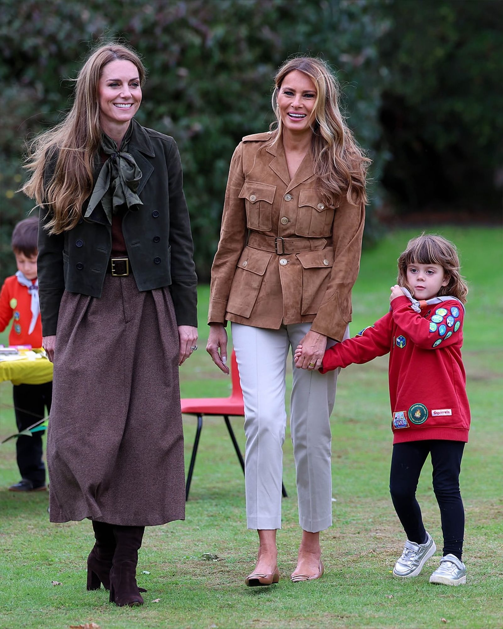 梅蘭妮亞合體凱特王妃　女童問「妳是下一個王妃嗎？」她高EQ妙答