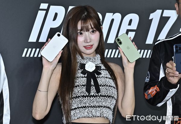 ▲ 台灣大哥大iPhone 17開賣，李珠珢登場  。（圖／記者李毓康攝）
