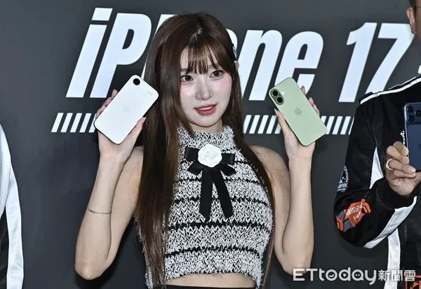 ▲ 台灣大哥大iPhone 17開賣，李珠珢登場  。（圖／記者李毓康攝）