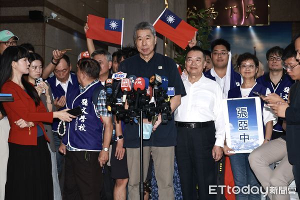 ▲▼ 登記參選國民黨主席-張亞中。（圖／記者黃克翔攝）