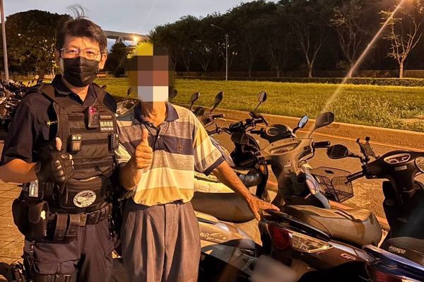 ▲楊先生在高鐵站尋找機車3小時。（圖／警方提供)