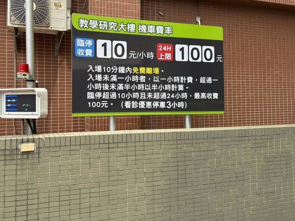 ▲彰基周邊商圈機車違停成檢舉天堂。（圖／民眾提供）