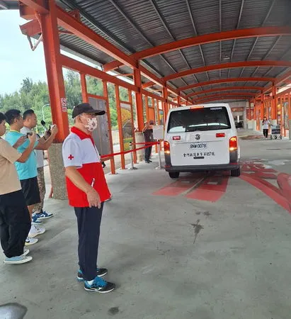 ▲▼陸客金門遭撞昏迷　送返廈門治療。（圖／翻攝海基會）