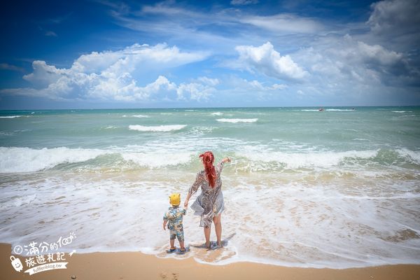 ▲▼澎湖「及林春咖啡館」同時擁有森林美景與黃金海灘的景觀咖啡廳。（圖／部落客滿分提供）